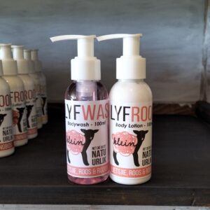 Lyfwas en Lyfroom Pakket 100ml - Lietsjie, Roos & Rooibos