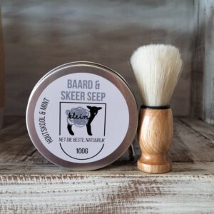 Baard/Skeer Seep met Kwas - Houtskool & Mint