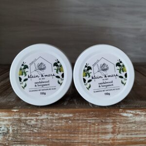 Klein SOJAkerse 110g - Sandalwood & Bergamot